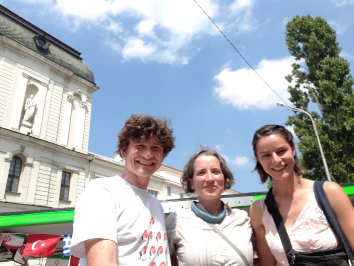 AnSo met with a longtime unicycling friend Galina